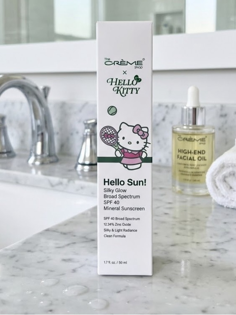 Hello Kitty The Crème Shop Silky Glow Sunscreen 1.7 fl oz